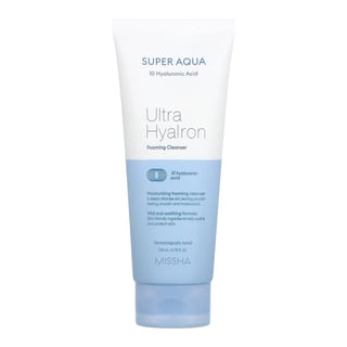 Missha Super Aqua Ultra Hyalron Foaming Cleanser