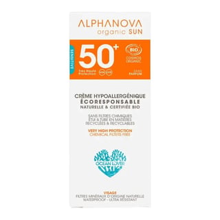 Alphanova Crème Hypoallergénique Visage SPF 50+