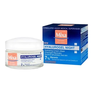 Mixa Hyalurogel Night Hydrating Cream-Mask Overnight Recovery
