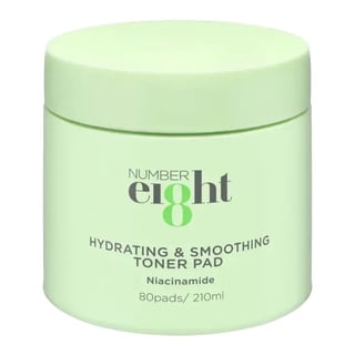 Number eI8ht Hydrating And Smoothing Toner Pad