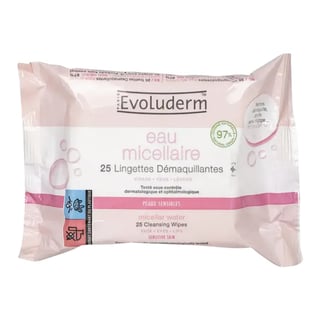 Evoluderm Micellar Water Cleansing Wipes