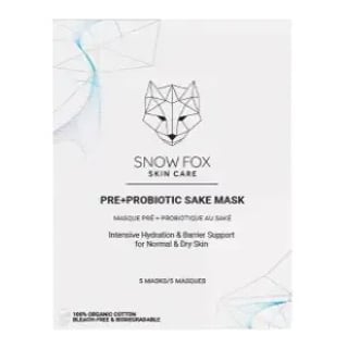 스노우 폭스 스킨케어 프리+프로바이오틱 사케 마스크