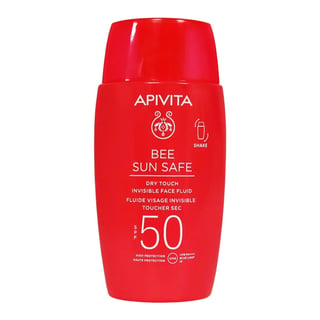 Apivita Natural Cosmetics Bee Sun Safe Dry Touch Invisible Face Fluid SPF50