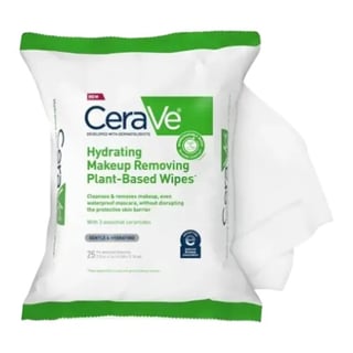 CeraVe Hydrating Makeup Removing Plant-Based Wipes