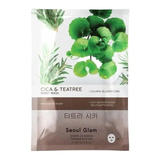 Seoul Glam Cica & Tea Tree Sheet Mask