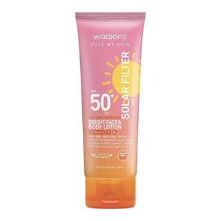 Watsons Bright Face & Body Lotion Solar Filter SPF 50+