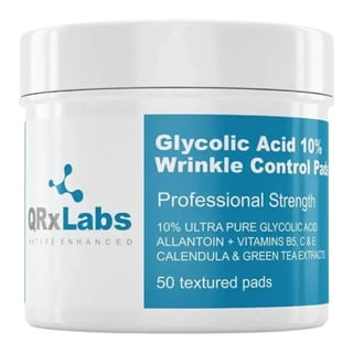 QRxLabs Glycolic Acid 10% Wrinkle Control Pads