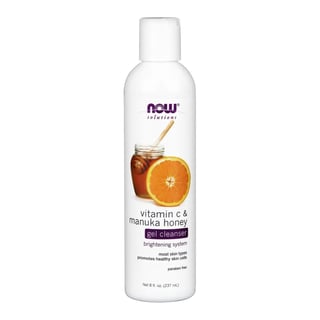 NOW Beauty Products Vitamin C & Manuka Honey Gel Cleanser