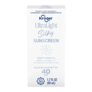 Kroger Ultralight Silky Sunscreen Lotion SPF 40