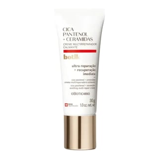 O Boticário Creme Facial Multirreparador Calmante Botik Cica Pantenol E Ceramidas
