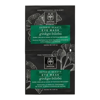 Apivita Natural Cosmetics Express Beauty Eye Mask Gingko Biloba
