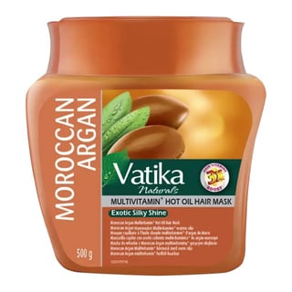 Dabur قناع الشعر بالزيت الساخن ومتعدد الفيتامينات من Vatika Naturals
