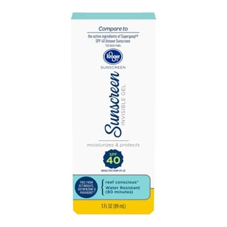 Kroger Sunscreen Invisible Gel SPF 40