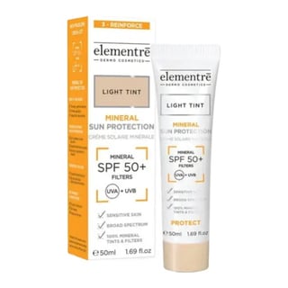 Elementrē Tinted Mineral Sun Protection Cream SPF 50+