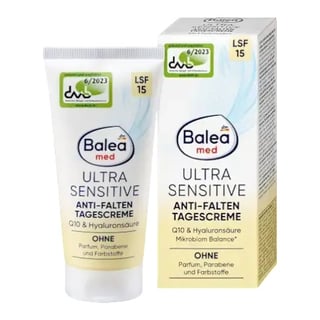 Balea Ultra Sensitive Anti-Falten Tagescreme SPF 15