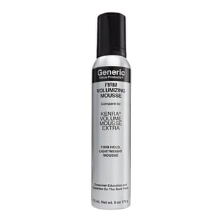 Generic Value Products Firm Volumizing Mousse Compare To Kenra Extra Volumizing Mousse Spray