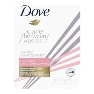 Dove Care Between Washes Go Active Dry Shampoo Wipes