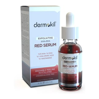 Dermokil Exfoliating AHA + BHA Red Serum