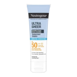 Neutrogena Ultra Sheer Invisible Cream Sunscreen Hydration SPF 50