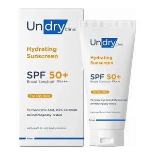 Undry Hydrating Sunscreen SPF 50+
