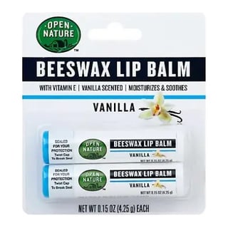 Open Nature Vanilla Beeswax Lip Balm