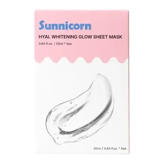 Sunnicorn Hyal Whitening Glow Sheet Mask