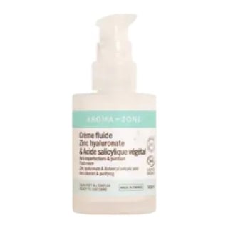 Aroma-Zone Crème Fluide Zinc Hyaluronate & Acide Salicylique Végétal
