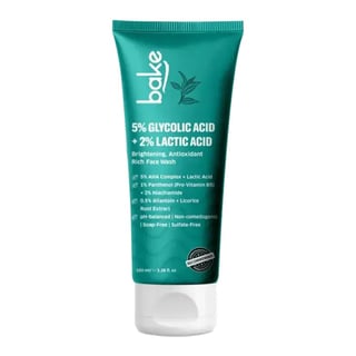 Bake 5% Glycolic Acid + 2% Lactic Acid Face Wash