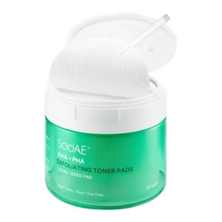 Soo'AE AHA + PHA Exfoliating Toner Pads