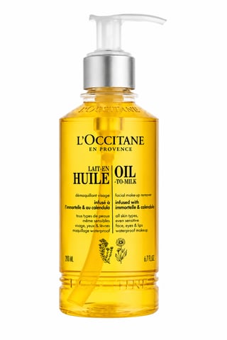L'Occitane Lait-en-Huile Cleansing Oil to Milk