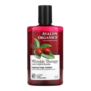 Avalon Organics Wrinkle Therapy with CoQ10 & Rosehip Perfecting Toner