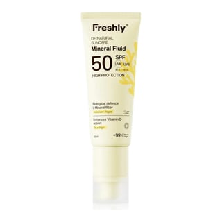 Freshly Cosmetics D+ Natural Suncare Mineral Fluid SPF 50
