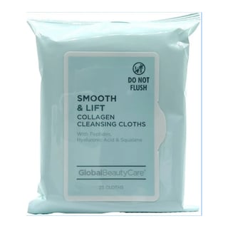 Global Beauty Care Smooth & Lift Collagen Cleansing Cloths