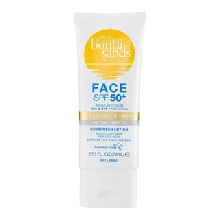bondi sands SPF 50+ Fragrance Free Matte Tinted Face Lotion