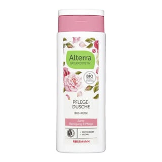 Alterra Naturkosmetik Pflegedusche Bio-Rose