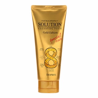 Deoproce Natural Perfect Solution غسول رغوي بإصدار ذهبي