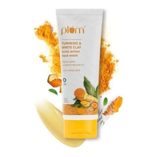 Plum Goodness Turmeric & White Clay Acne Action Face Wash