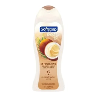 Softsoap Exfoliating Body Wash, Coconut Butter Scrub