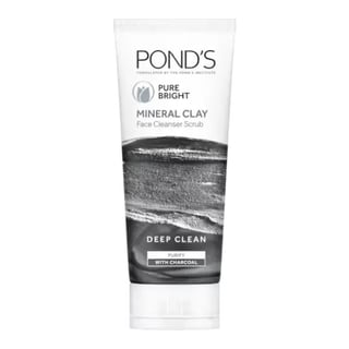 Pond's Pure Bright Mineral Clay Facial Cleanser Scrub