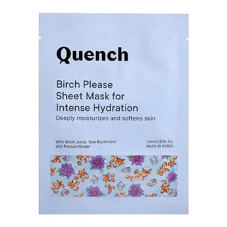 Quench Botanics Birch Please Intense Hydration Sheet Mask
