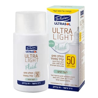 Dr. Fischer ULTRA LIGHT Fluid Facial Sunscreen For Sensitive Skin SPF50
