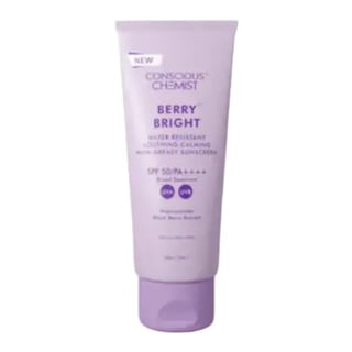 Conscious Chemist Berry Bright Niacinamide Sunscreen SPF 50