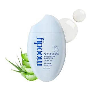 Moody 7D Hydro Burtst Sunscreen With Hyaluronic SPF 50 PA +++