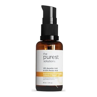 The Purest Solutions Brightening & Lightening Vitamin C Serum 10% Ascorbic Acid & 0.5% Ferulic Acid