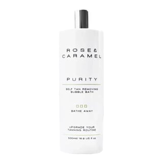 Rose & Caramel Purity Self Tan Removing Bubble Bath