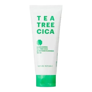 Nature Republic Green Derma Tea Tree Cica Acne Foam Cleanser