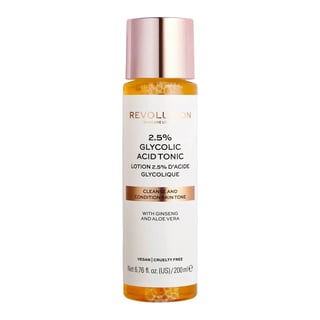 Revolution Beauty 2.5% Glycolic Acid AHA Glow Liquid Exfoliant Toner