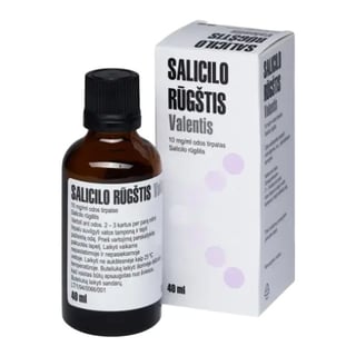 Valentis SALICILO RŪGŠTIS 1%, Odos Tirpalas, N1 (Salicylic Acid 1%, Skin Solution, N1)