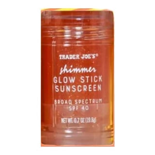 Trader Joe's Shimmer Glow Stick Sunscreen SPF 40