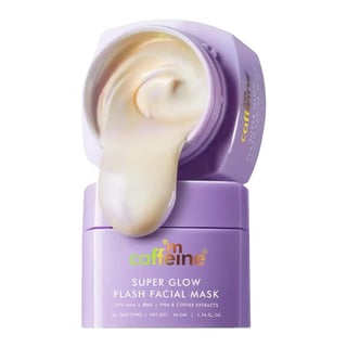 mCaffeine Super Glow Flash Facial Mask